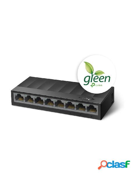 Tp-link - switch desktop 8 porte 10/100/1000mbps risparmio