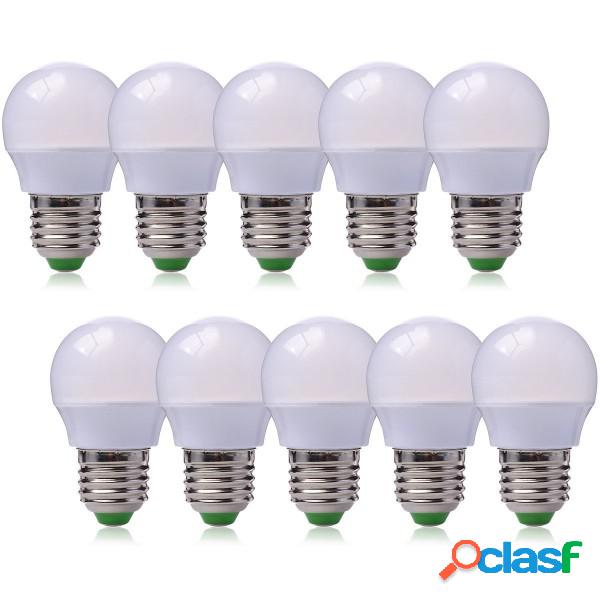 Trade Shop - 10x E27 3w Led Lampada Led Globo Lampadina Con