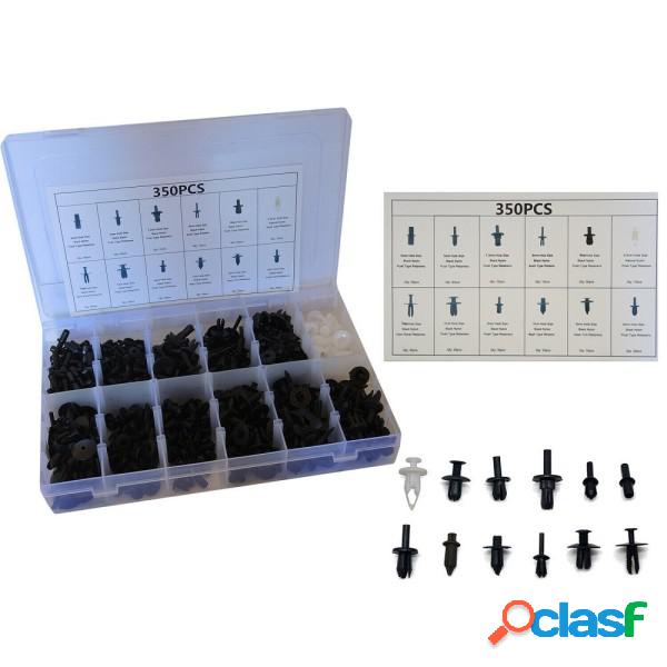 Trade Shop - 350pz Plastica Trim Clip Rivetti Clip Kit Fermi