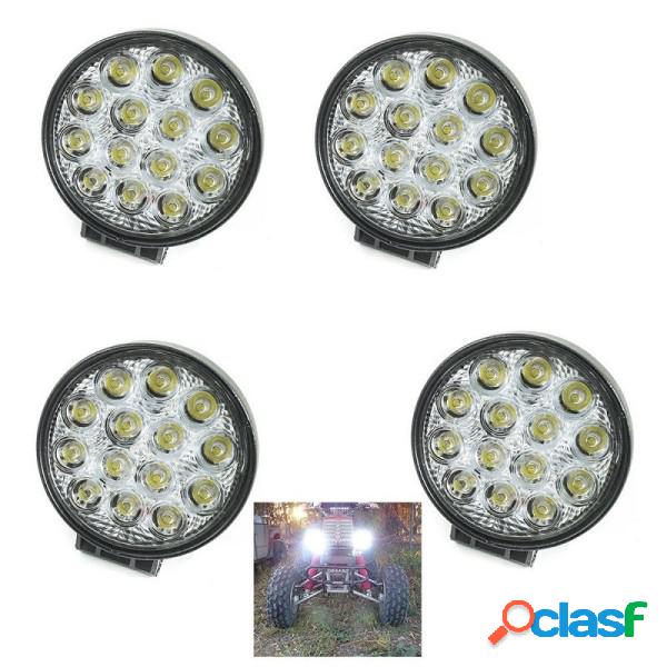 Trade Shop - 4x 42w Led Luce Faro Lampada Da Lavoro Faretto