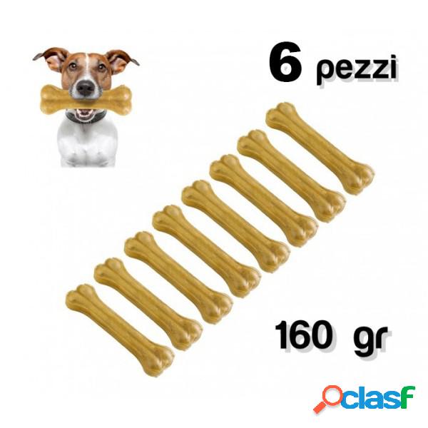 Trade Shop - 6 Pz Snack A Forma Di Osso Antistress Per Cani