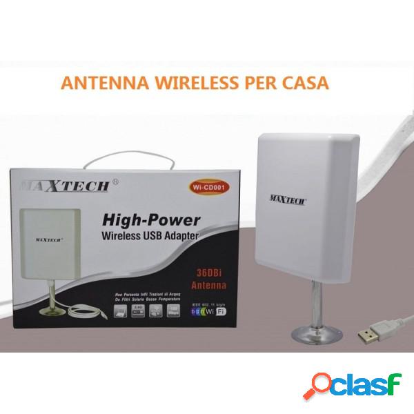 Trade Shop - Adattatore Wireless Wi-fi Amplificatore Antenna