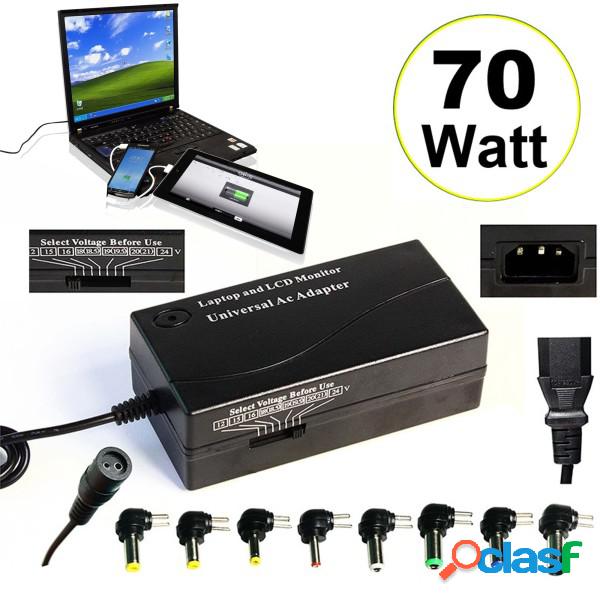Trade Shop - Alimentatore Universale 70 Watt Notebook Casa