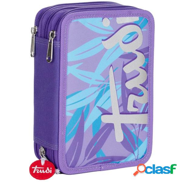 Trade Shop - Astuccio Scuola Triplo Trudi Fenicottero Scuola