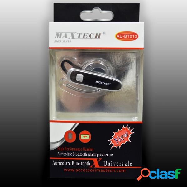 Trade Shop - Auricolare Bluetooth Maxtech Au-bt010