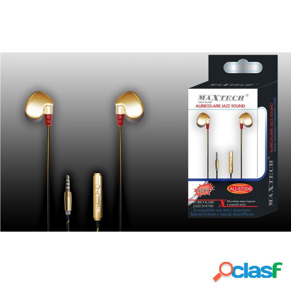 Trade Shop - Auricolari Jazz Sound Cuffie Per Smartphone Con