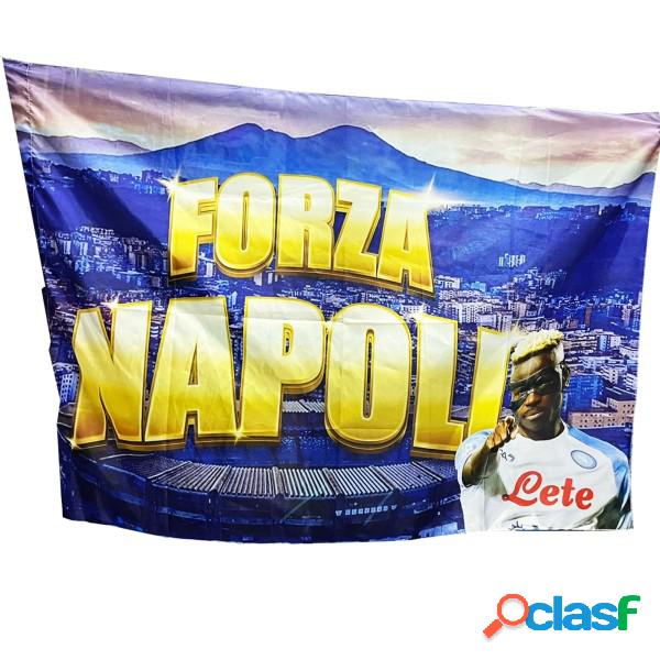 Trade Shop - Bandiera Forza Napoli 3 Scudetto Victor Osimhen