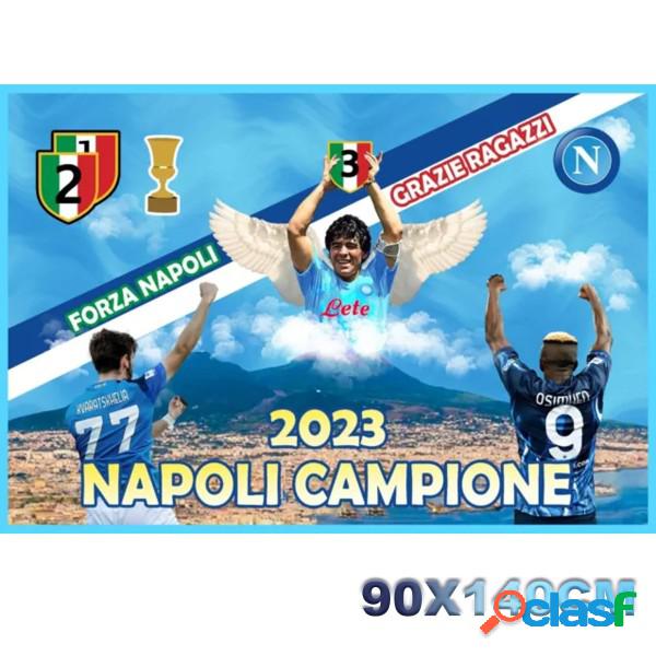 Trade Shop - Bandiera Forza Napoli Campione Ditalia 2023