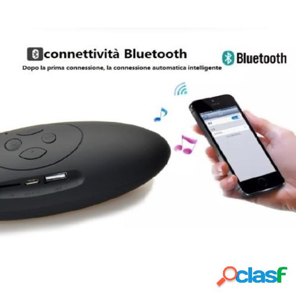 Trade Shop - Cassa Portatile Sd Usb Bluetooth Mp3 Smartphone
