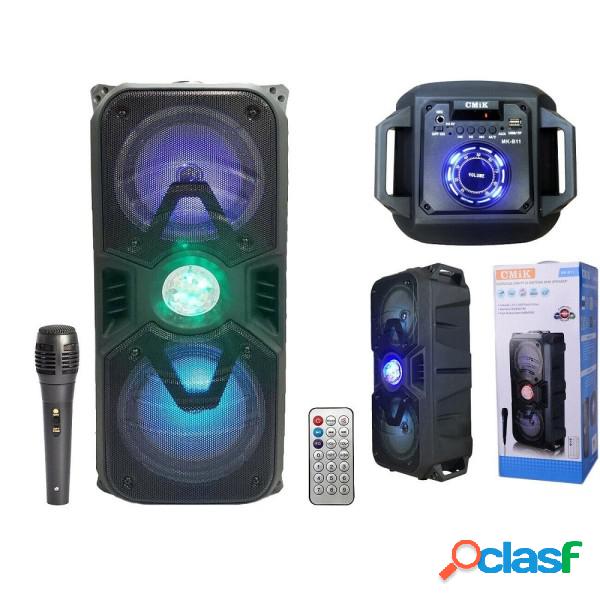 Trade Shop - Cassa Speaker Bluetooth Con Microfono Radio Usb