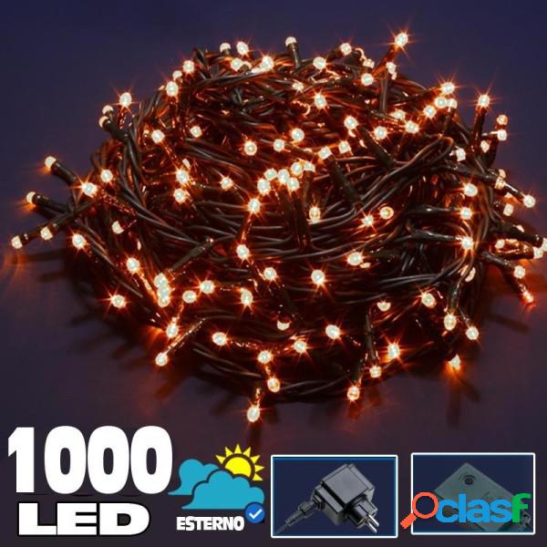 Trade Shop - Catena Luminosa 1000 Led Luci Albero Natale