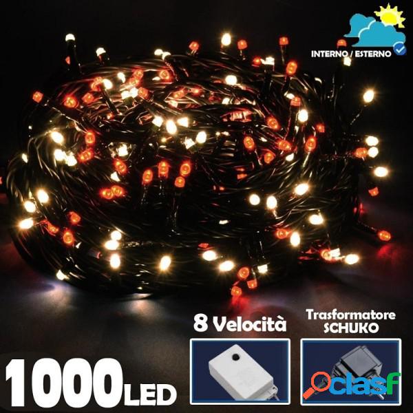 Trade Shop - Catena Luminosa 1000 Luci Led Albero Di Natale