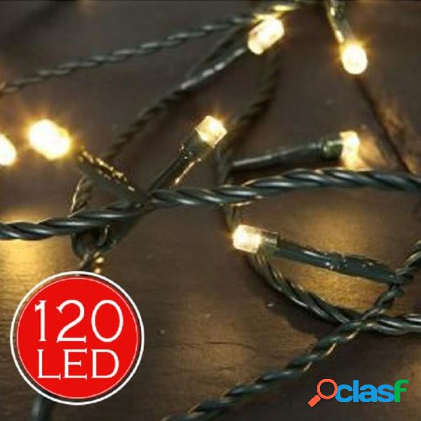 Trade Shop - Catena Luminosa 14,5mt Luci Natale 120 Led