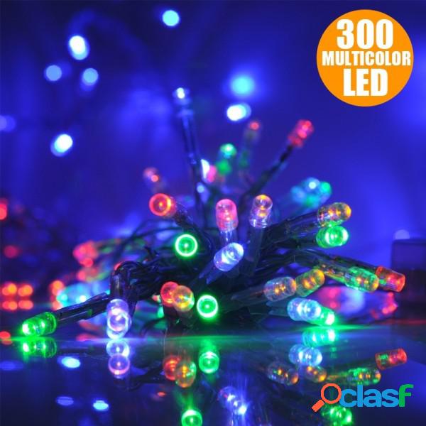 Trade Shop - Catena Luminosa Natale 300 Led Multicolor Per