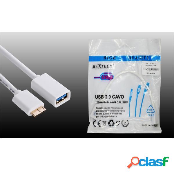 Trade Shop - Cavo Adattatore Otg Cable Micro Usb 3.0 Per