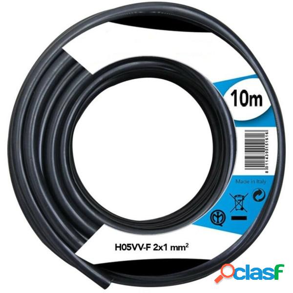 Trade Shop - Cavo Elettrico Prolunga 10mt 2x1 Mm H05vv-f