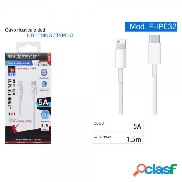 Trade Shop - Cavo Ricarica Dati Lightning A Type-c 5a 1.5