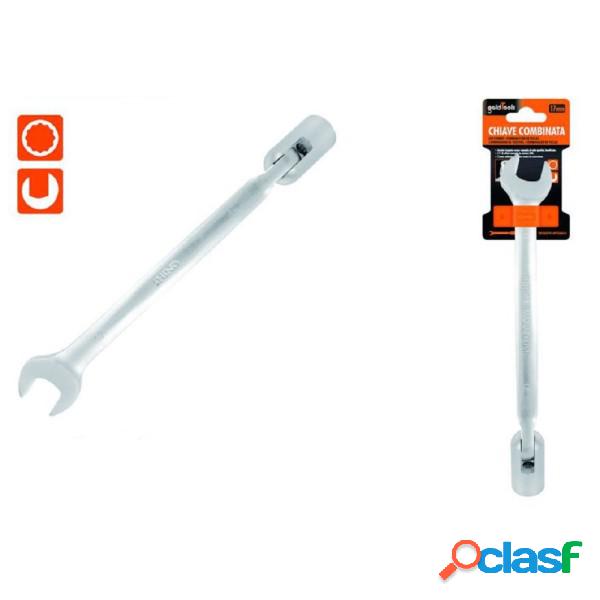 Trade Shop - Chiave Combinata 17mm Fissa E A Bussola