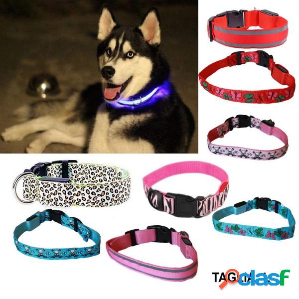 Trade Shop - Collare Per Cane Cani A Led Luminoso Sicurezza