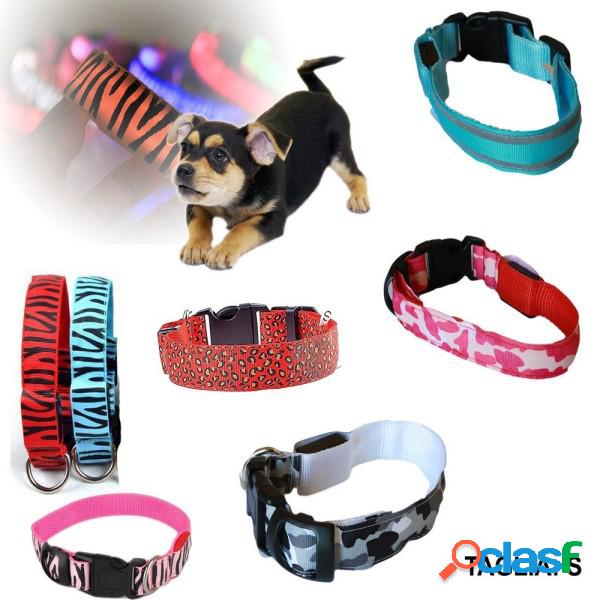 Trade Shop - Collare Per Cane Cani A Led Luminoso Sicurezza