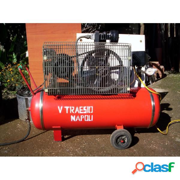 Trade Shop - Compressore Carrellato Diretto Coassiale 50 Lt