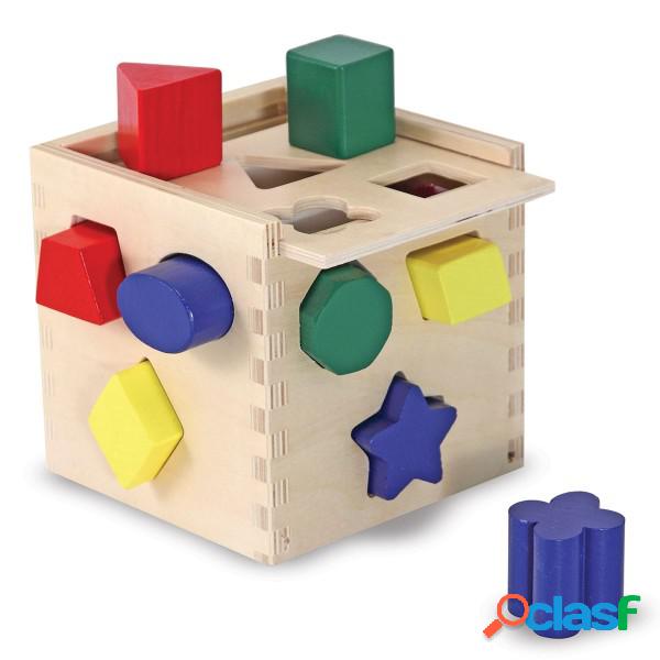 Trade Shop - Costruzioni In Legno Cubo 15x15 Forme Insegnare