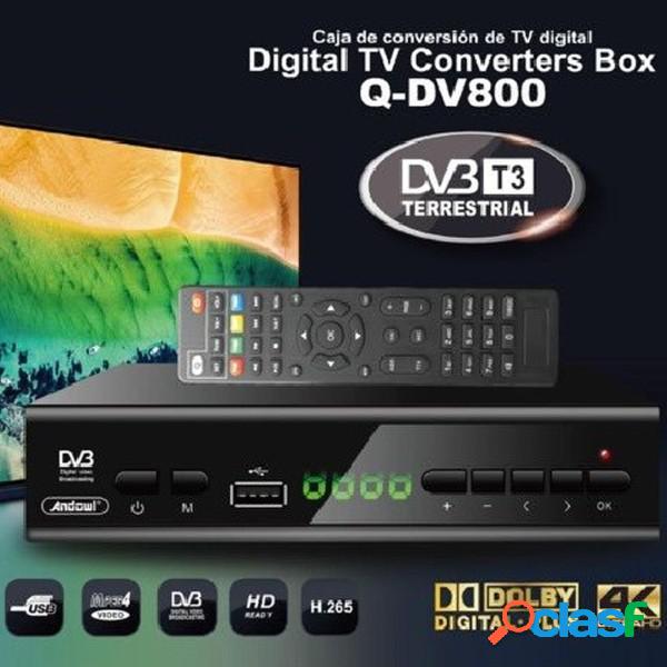 Trade Shop - Decoder Digitale Terrestre Dvb T3 Hd 4k Dolby