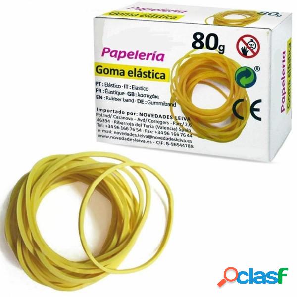 Trade Shop - Elastici In Gomma Giallo Confezione Da 80g Per