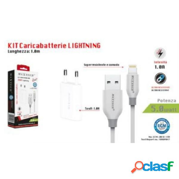 Trade Shop - Kit Caricabatterie Caricatore Cavo Usb