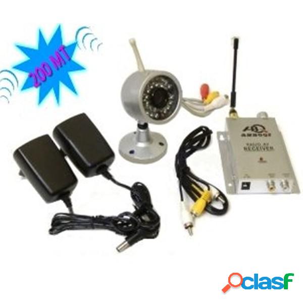 Trade Shop - Kit Videosorveglianza Wireless Ricevitore 200