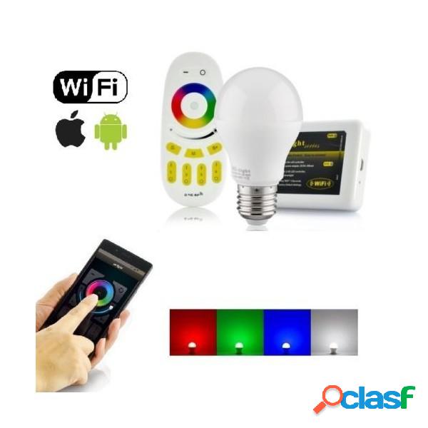 Trade Shop - Lampada Led Wifi Luce Bianca Rgb Multicolor E27