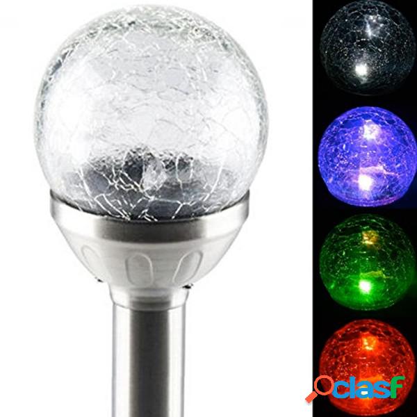 Trade Shop - Lampada Solare Picchetto Luce Led Rgb Cambio