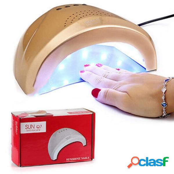 Trade Shop - Lampada Uv 24 Led Ricostruzione Per Unghie Mani