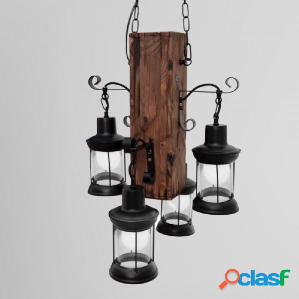 Trade Shop - Lampadario A Sospensione Rustico Industrial Con
