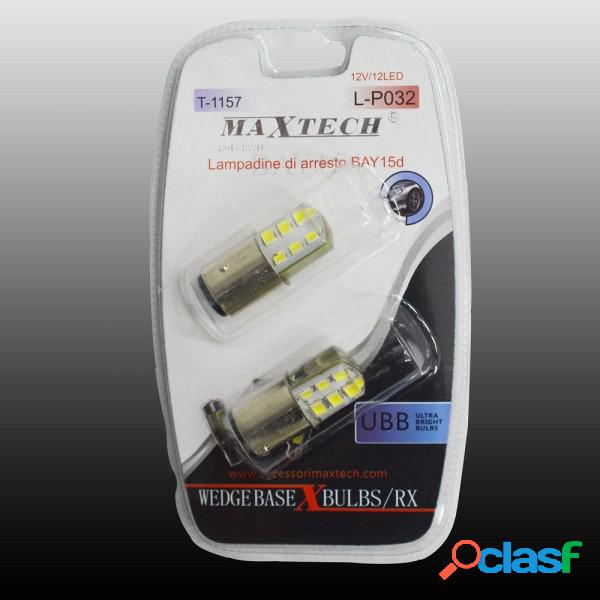 Trade Shop - Lampadine Di Arresto Ba15d 12v / 12led