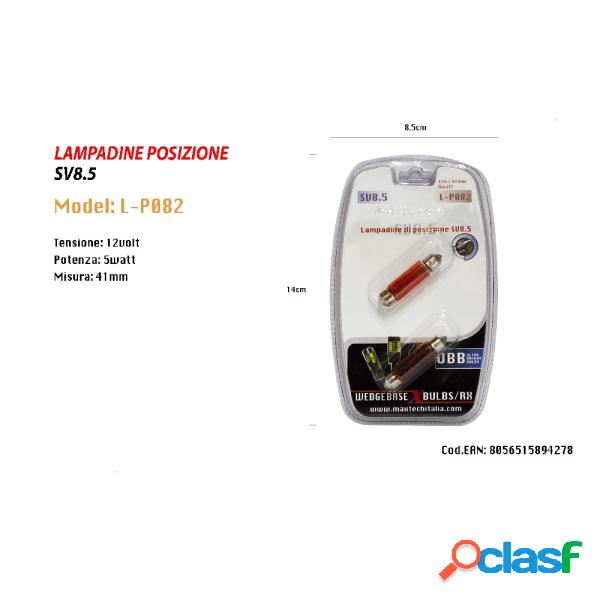 Trade Shop - Lampadine Di Posizione Sv8.5 Maxtech L-p082r