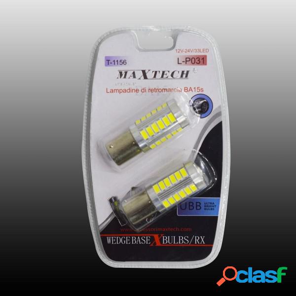 Trade Shop - Lampadine Di Retromarcia Ba15s 12v-24v