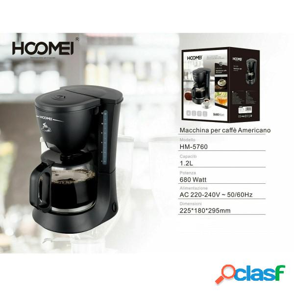 Trade Shop - Macchina Per Caffe 10 Tazze 680 Watt 1.2 Lt