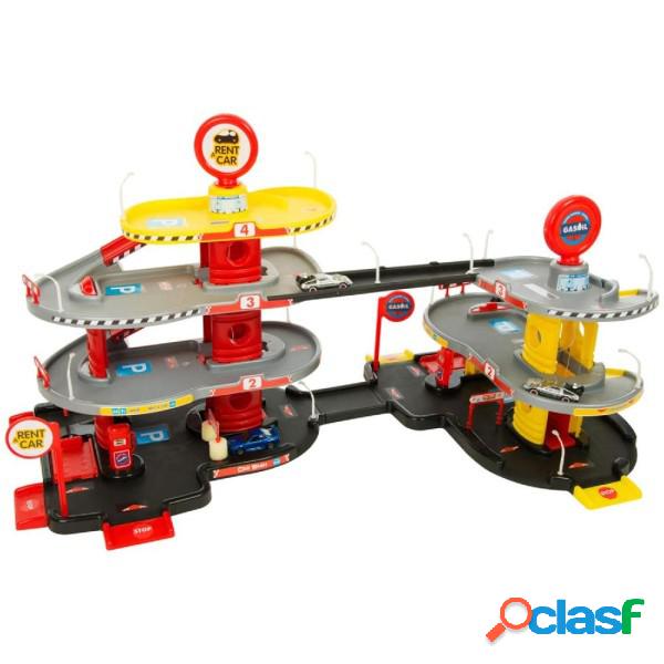 Trade Shop - Maxi Garage 3 Livelli 2 In 1 Con Parcheggio