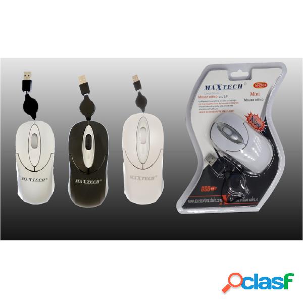 Trade Shop - Mini Mouse Usb 2.0 Ottico Con Filo Per Computer