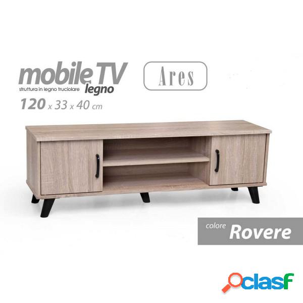 Trade Shop - Mobile Porta Tv Ares Legno Rovere Moderno