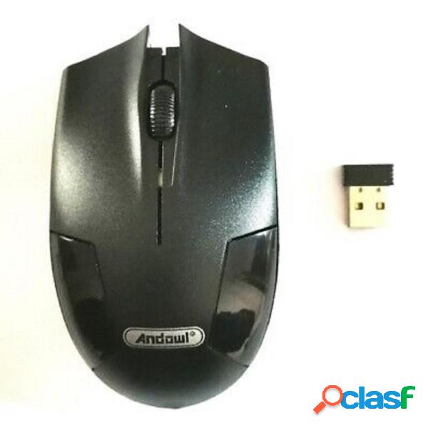 Trade Shop - Mouse Ottico Wireless Q710 Senza Fili Usb Per