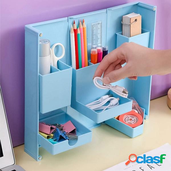 Trade Shop - Organizer In Plastica Per Trucchi Da Scrivania