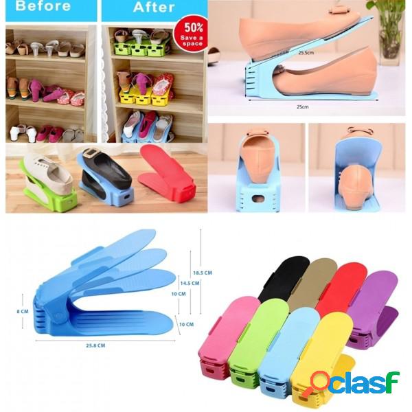 Trade Shop - Organizer Regolabile Armadio Holder Shoes Rack