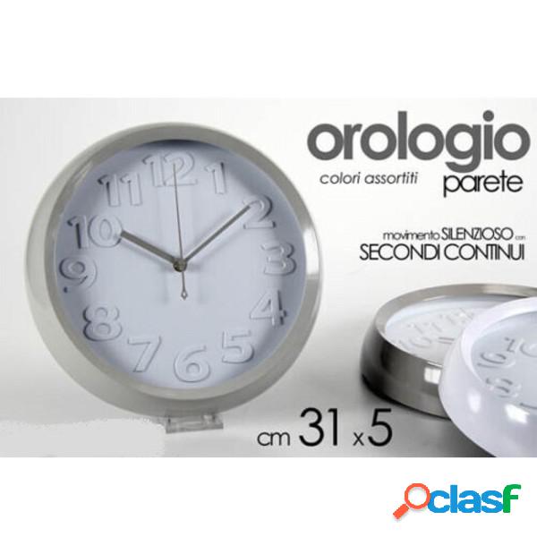 Trade Shop - Orologio 31x5 Cm Da Parete Classico Design