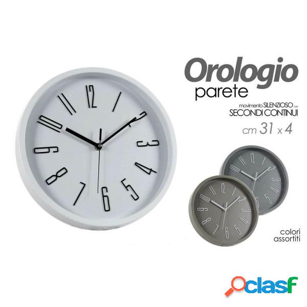 Trade Shop - Orologio Da Parete Tondo 31x4cm Classico Vari