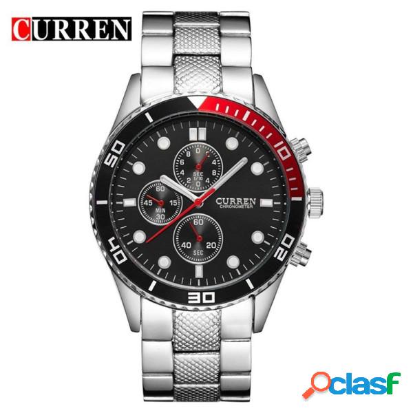 Trade Shop - Orologio Da Polso Uomo Al Quarzo Con Data