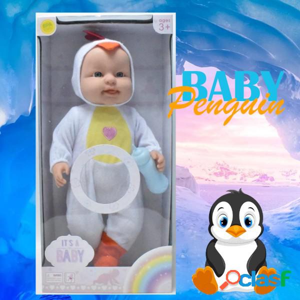 Trade Shop - Penguin Baby Bambolotto Bambola Vestito