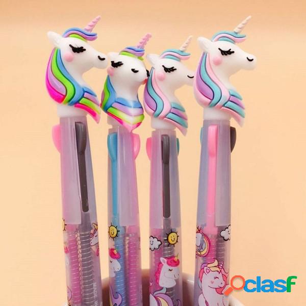 Trade Shop - Penna A Sfera Multicolor Unicorno Unicorni