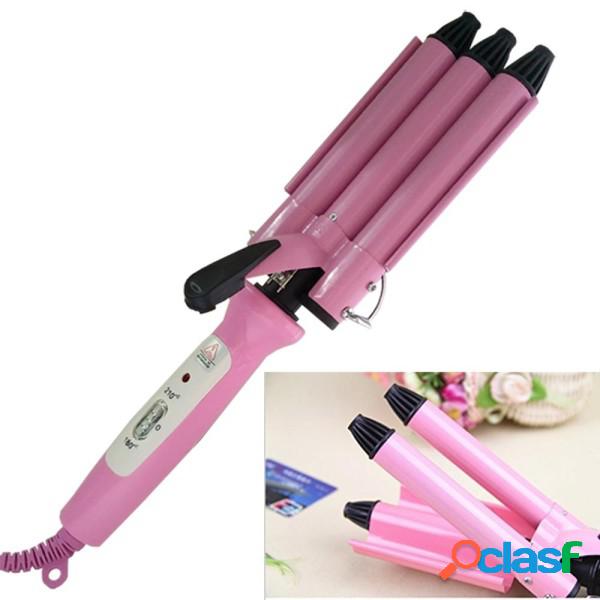 Trade Shop - Piastra Jumna Per Capelli 3 Tubi Sonar Sn-928